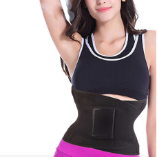 Пояс для похудения Hot Shapers Belt Power на липучке черный, размер ХXXL 193986