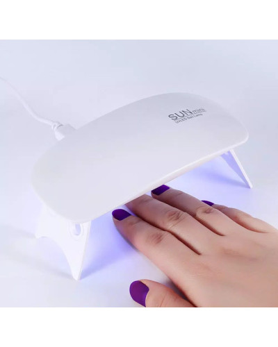 Сушілка для нігтів Sun mini UV Led Лампа Біла 194026