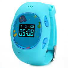 Дитячі смарт-годинники Smart Watch з GPS-трекером G65 Сині 194339