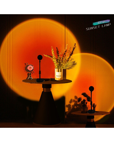 Лампа "SUNSET RED" Лампа "Sunset Floor Lamp" Лампа "Sunset Lamp" Веселка Сучасна Спальня 194375