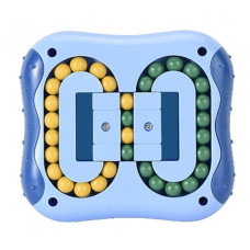 Кубик для зняття стресу дитячий обертальний Топ шар Magic Bean Cube Синій 194380