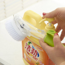 Багатофункціональна щітка з дозатором для чищення посуду AUTOMATIC LIQUID CLEANING BRUSH 194501