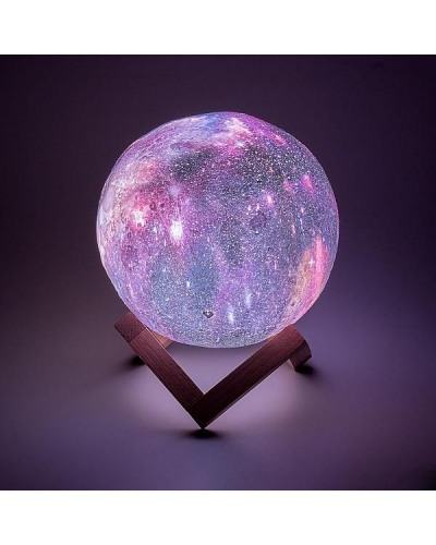 Настільна лампа Луна + пульт дистанційного керування Magic 3D COLOR Moon Light 194640