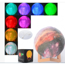 Настільна лампа Луна + пульт дистанційного керування Magic 3D COLOR Moon Light 194640