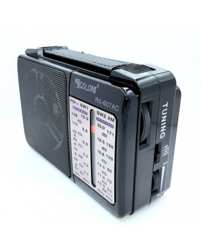 Радіо чорне fm радіо GOLON RX-607AC 195369