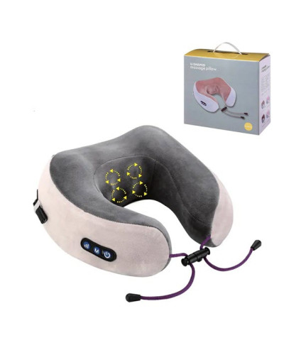 Масажна подушка універсальний масажер для шиї U-Shaped Massage Pillow 414 195906