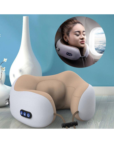 Масажна подушка універсальний масажер для шиї U-Shaped Massage Pillow 414 195906
