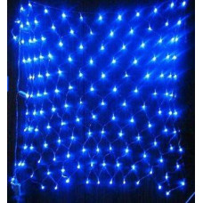 Гірлянда Xmas LED 120P NET В 1.5М*1.5М Сітка Синя 196063