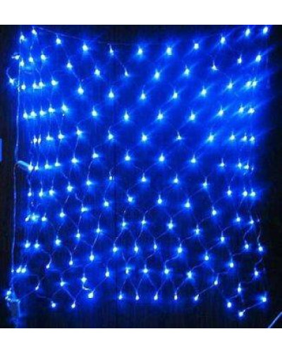 Гірлянда Xmas LED 120P NET В 1.5М*1.5М Сітка Синя 196063