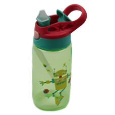 Пляшка для годування Baby bottle CUP LB 400 з чохлом Зелена 196099