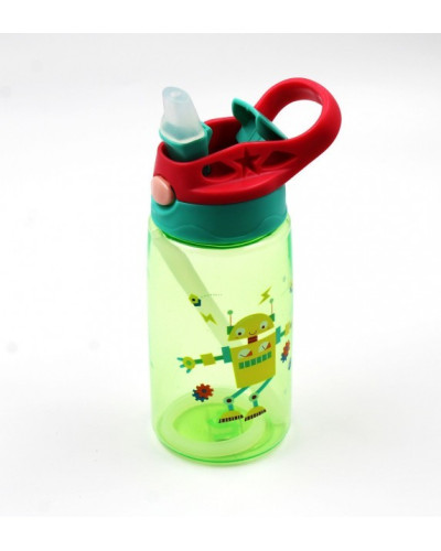 Пляшка для годування Baby bottle CUP LB 400 з чохлом Зелена 196099