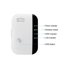 Антена Бездротовий Wi-Fi репітер розширювач діапазону WIFI Repeator мережі MHZ / WF-03 196249