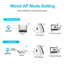 Антена Бездротовий Wi-Fi репітер розширювач діапазону WIFI Repeator мережі MHZ / WF-03 196249