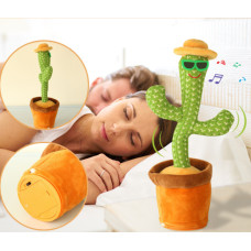 Танцюючий кахтус музична іграшка Dancing Cactus повторює звуки навколо 196297