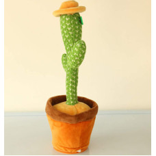 Танцюючий кахтус музична іграшка Dancing Cactus повторює звуки навколо 196297
