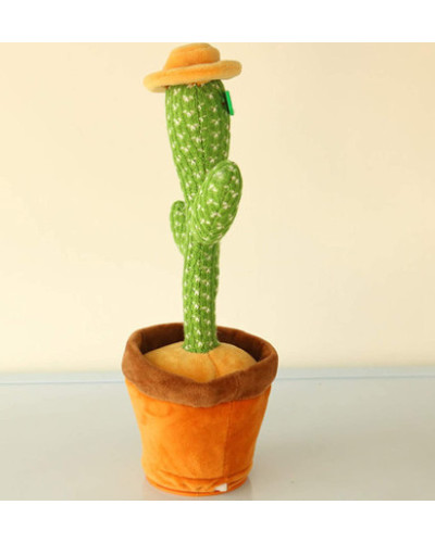 Танцюючий кахтус музична іграшка Dancing Cactus повторює звуки навколо 196297