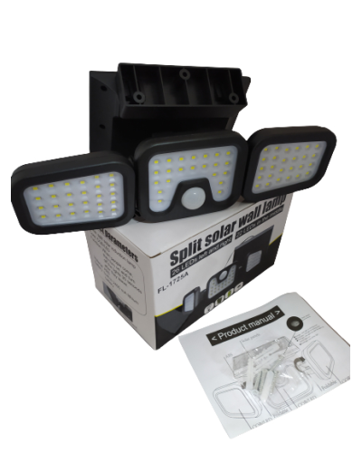 Автономний вуличний світлодіодний ліхтар Solar lamp NJ-0013 196301