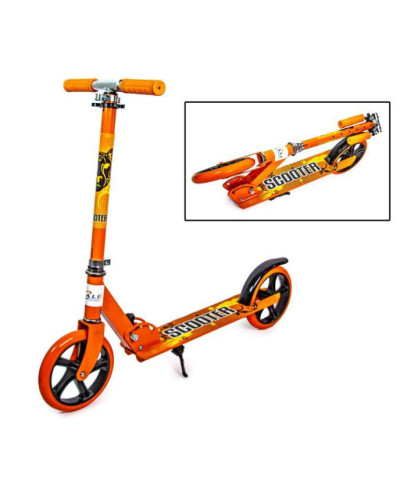 Двоколісний самокат складний помаранчевий Scooter Orange 196537