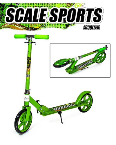 Двоколісний самокат складний зелений Scooter Green 196539