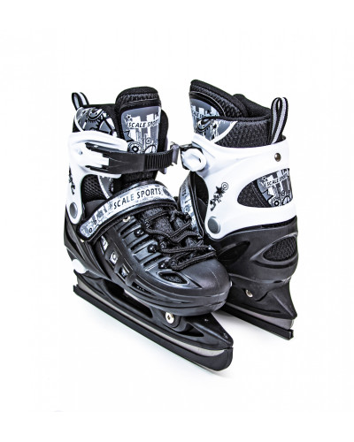 Коньки розсувні Scale Sport Black чорні р 29-33 196581