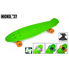 Скейтборд Пенні борд Penny Board Nickel 27" Зелений Світиться колеса 196677