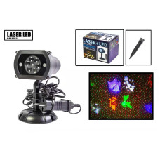 Новогодний уличный лазерный проектор 4 цвета  X-LASER XX-MIX-1005 196707