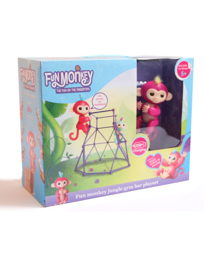 Комплект Fingerlings Jungle Gym PlaySet + інтерактивна обезьянка Aimee 196740