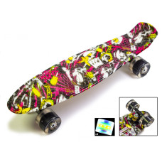 Скейтборд Пенні борд Penny Board "Deck" Світиться колеса 196750