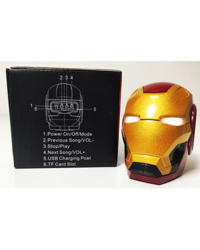 Колонка Залізна Людина Iron Man Bluetooth 197442
