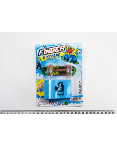 Пальчиковий скейтборд набір міні трамплін і фінгерборд 197588