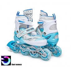 Ролики голубі Happy Tiffany розмір 38-42 197769