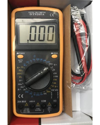 Тестер Digital Dt9205A Мультиметр Цифровой 198222