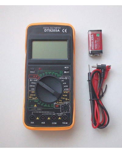 Тестер Digital Dt9205A Мультиметр Цифровой 198222