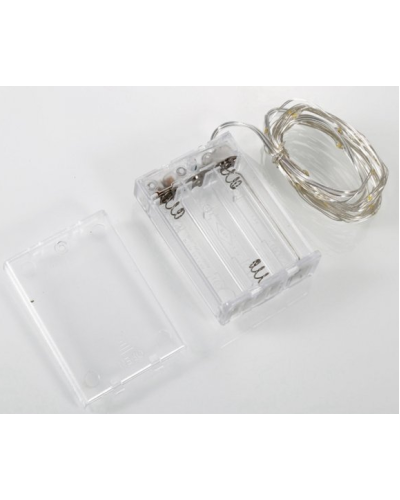 Гирлянда 30 Led 3M на медной проволоке Copper WW WARM WHITE BATTERY+USB 198238