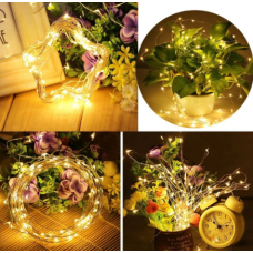 Гірлянда 30 Led 3M на мідній проволоці Copper WW WARM WHITE BATTERY+USB 198238