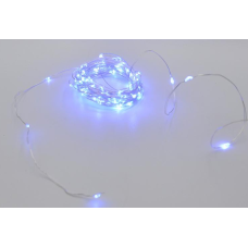 Гірлянда 50 Led 5M Крапля роси на мідній проволоці B BLUE працює від батарейок + USB 198246
