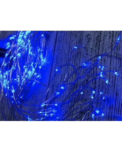 Гірлянда 50 Led 5M Крапля роси на мідному дроті M MULTI працює від батарейок + USB 198247