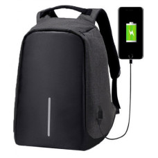 Міський рюкзак антивор Bobby Mini з захистом від кишенькових і USB-портом для зарядки чорний 198317