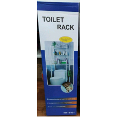 Полка-стелаж підлоговий над унітазом TOILET RACK Біла 198475
