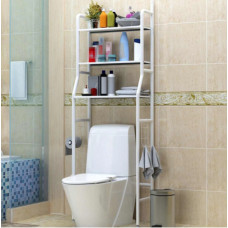 Полка-стелаж підлоговий над унітазом TOILET RACK Біла 198475