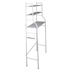 Полка-стелаж підлоговий над унітазом TOILET RACK Біла 198475