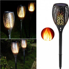 Водонепроникний садовий ліхтар Solar flame led з датчиком активації світла 52 см 198500