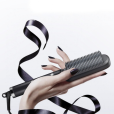 Розчіска прямувальник для волосся з турмаліновим покриттям Hair Straightener HQT-909B Щітка прямувальник 198514