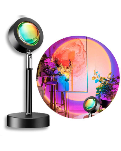Лампа RGB LED для селфі ефект сонця + пульт F-20 198847