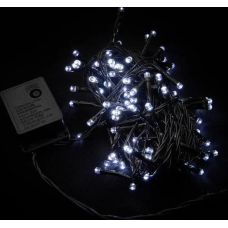 Гірлянда 200LED RD-7131 18м Провід-Чорний, Колір ламп-Білий 199149