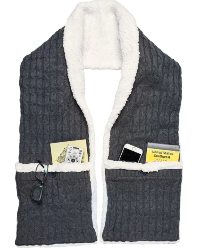 Зимова жилетка Hugle scarf 199186
