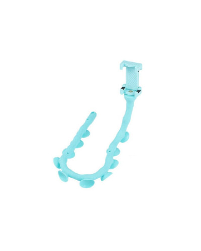 Гнучкий тримач для телефона з присосками Cute Worm Lazy Holder Синій 199224