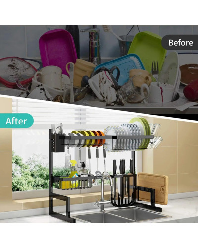 Сушарка для посуду металева KitchenRack (65см)199234
