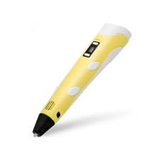 3D ручка з трафаретами 3D Pen-3 з LCD дисплеєм Світ Фантазій у твоїх руках Жовта 199359