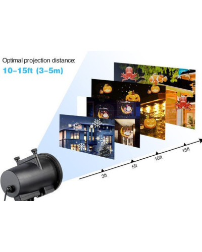 Проектор лазерний Star Shower Projection Outdoor Light YU-120 199724